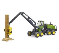 John Deere 1270G harvesters ar vienu koka stumbru BRUDER (02135)