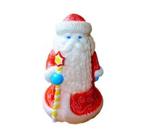 Ziemassvētku vecītis liela gumijas rotaļlieta 23 cm