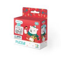 2-in-1 DoDo Ziemassvētku rotaļu lācīša puzle