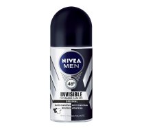 Nivea Men Black & White Invisible dezodorants rullītis, 50 ml