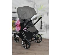 (Lietoti) Cybex Priam 3.0 Manhattan Grey Plus Chrome Black Frame Pastaigu rati (Pelēki)