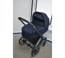 (Lietoti) Cybex Priam 3.0 Indigo Blue Chrome Black Frame Kulbu rati (Zili)