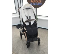 (Lietoti) Cybex Priam 4.0 Off White Rose Gold frame pastaigu rati (Balti)
