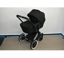 (Lietoti) Cybex Priam 2.0 Chrome Black Frame Stardust Black Kulbu rati (Melni)