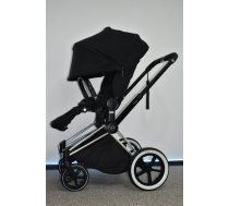 (Lietoti) Cybex Priam 2.0 Chrome black frame Stardust Black Pastaigu rati (Melni)