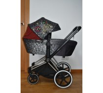 (Lietoti) Cybex Priam 1.0 Rebellious Chrome Black Frame Kulbu rati (Dizaina)