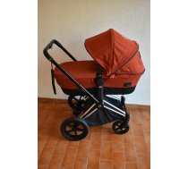 (Lietoti) Cybex Priam 1.0 Chrome Black Frame Atumn Gold kulbu rati (Oranži)