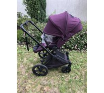 (Lietoti) Cybex Priam 2.0 Matt Black Frame Grape Juice Lux Seat Pastaigu rati (Violeti)