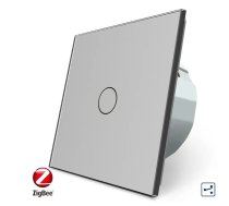 Livolo ZIGBEE vienpola skārienjutīgais pārslēdzis Silver C701sZ/701-64