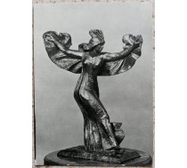 Emile Bourdelle 1960 Gultas pārklāju deja 10,5x15 cm PSRS pastkartes skulptūra