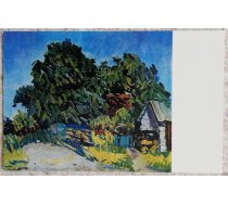 Nikolajs Karagodins 1977 Ainava 14x9 cm mākslas pastkarte