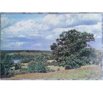 Ainava pie Svētes ezera 1987 Latvija 14x9 cm skata pastkarte