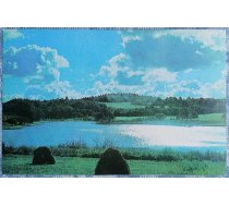 Ainava pie Umaņa ezera 1987 Latvija 14x9 cm skata pastkarte