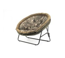 NASH Indulgence Low Moon Chair, Zemais, salokāmais ērts un liels apaļais krēsls .