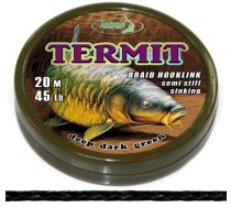 KATRAN Termit, pavadiņu materiāls. Braid hooklink 25lb/35lb/45lb