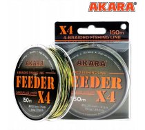 AKARA Feeder x4 Braided Fishing Line 150m , 0.25mm , 18kg / 40lb