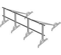 Orima jumta nožogojuma pie latojuma,metāla trapecei,0,6m augsts,garums 3m, komplekts