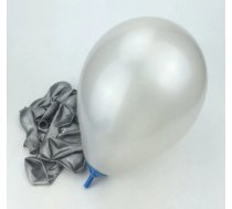 Balons - sudraba - 10 gab (25 cm)