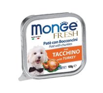 Monge Fresh pate with Turkey 100g konservi suņiem
