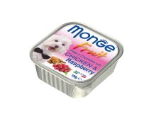 Monge Fruit Chicken and Raspberry 100g konservi suņiem