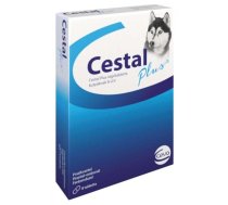 CESTAL PLUS košļājamās tabletes suņiem Apaļtārpu un Lenteņu Invāziju Ārstēšanai Un Profilaksei Suņiem