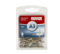 Novus kniedes A3x8 ALU 30 gab