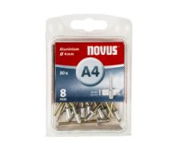 Novus kniedes A4x8 ALU 30 gab