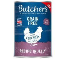Konservi suņiem Butchers Dog Original Recipe with chicken in Jelly 400g