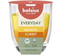 Bolsius Svece aromātiskā stikla glāzē Ø7x8cm mango