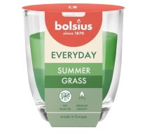 Bolsius Svece aromātiskā stikla glāzē Ø7x8cm summer grass
