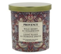 Aromātiska svece Provence Ø8x9cm Berry&Cedarwood