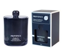 Provence Aromātiskā svece stikla traukā ar stikla vāku Cedar Cardamon