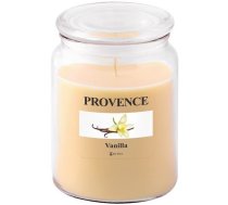 Provence Aromātiskā svece stikla traukā 14cm Vaniļa