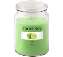 Provence Aromātiskā svece stikla traukā 14cm Laims