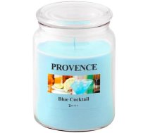 Provence Aromātiskā svece stikla traukā 14cm Blue Coctail