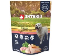 Konservi suņiem Ontario Dog Chicken with vegetables in broth 0,3kg