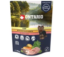 Konservi suņiem Ontario Dog Carp with vegetables in broth 0,3kg