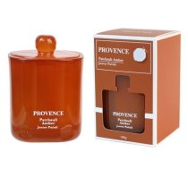 Provence Aromātiskā svece stikla traukā ar stikla vāku Patchouli Amber