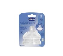 Chicco Natural Feeling pudeļu knupji 2gb