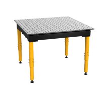 Metināšanas darba galds BuildPro MAX 1200X1200 mm, augstums regulējams 725-979 mm