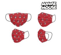 Higiēniska Sejas Maska Minnie Mouse + 11 gadi Sarkans