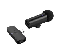 Fifine M6 USB-C bezvadu savienojuma mikrofons (melns)