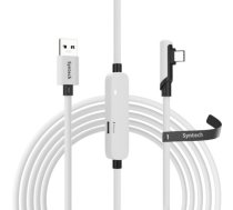 Syntech Link Cable 16FT saderīgs ar Meta/Oculus Quest 2, atsevišķs USB C