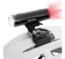 Wind&Moon 2in1 uzlādējama velosipēda ķiveres gaisma IP66