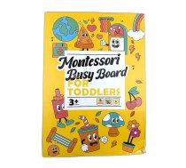 Montessori izglītojošā grāmata Bērniem - Motorikas Prasmes, Izglītojoša Rotaļlieta