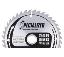 T.C.T. Zāģripa SPECIALIZED 165X1.6X20mm 18° T40 B-32960 Makita (exB-09248)