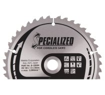 T.C.T. Zāģripa SPECIALIZED 190X1.9X20mm -18° T40 B-20694 Makita