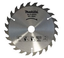 T.C.T. Zāģripa 165X2X20mm 20° T24 D-03333 Makita