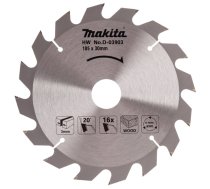 T.C.T. Zāģripa 185X2X30mm 20° T16 D-03903 Makita