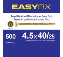 EASY-FIX Koka Konstrukciju Skrūve 4,5x40mm TORX20 (500gb)